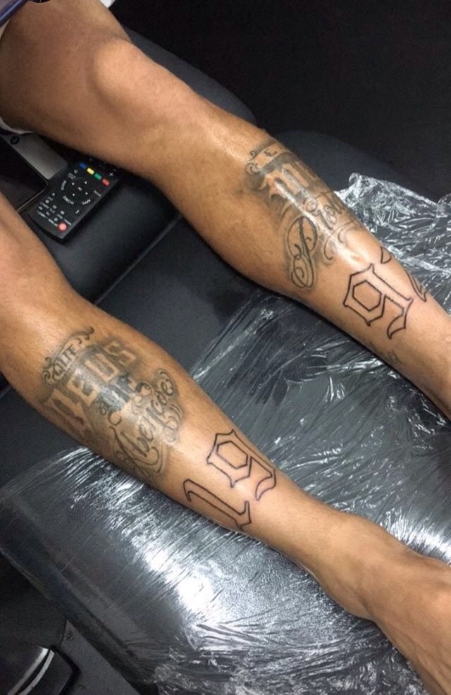 ‘1992’ Tattoo of neymar