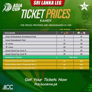 Asia Cup Tickets