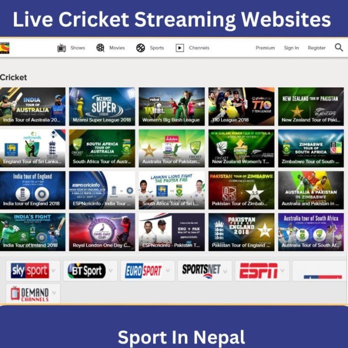  Live Cricket Streaming Websites  